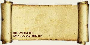 Olga Bilić vizit kartica